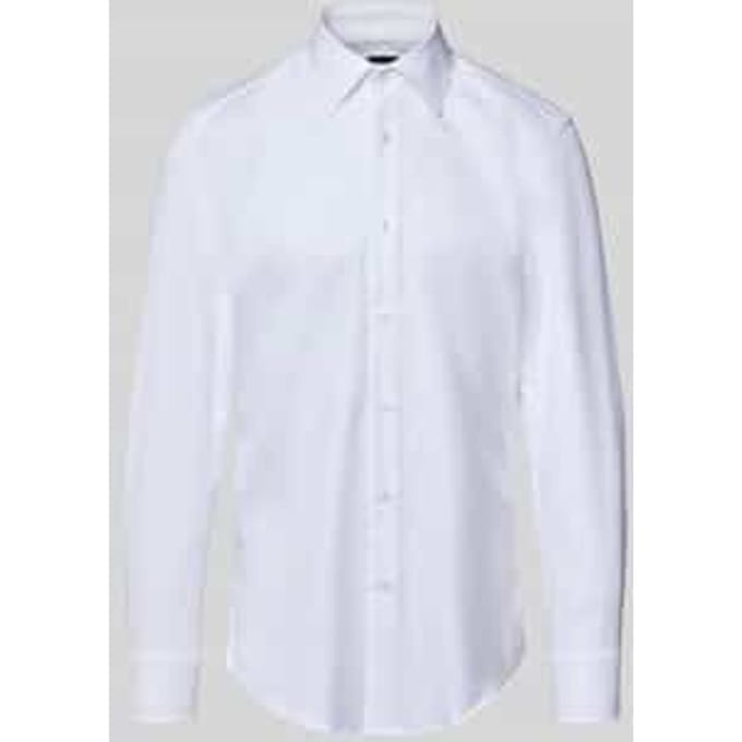 slim fit zakelijk overhemd van puur katoen model 'H-HANK-K'