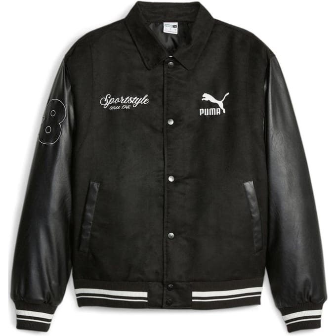 Herenjack Puma 621788_varsity_jacket_nero