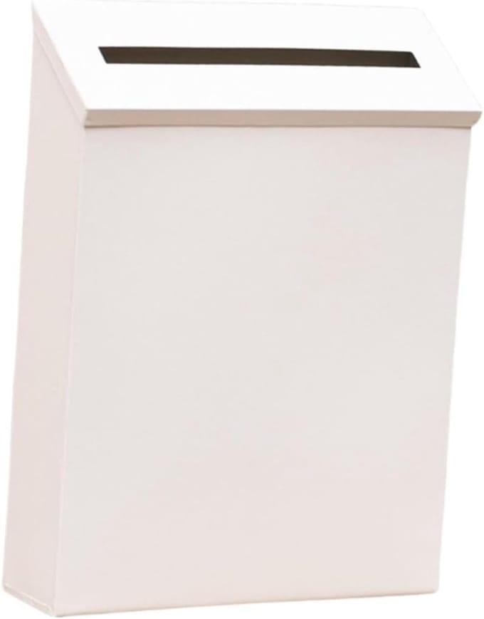 Brievenbus - Postbak - Veilig Post Opslaan - Modern Design - 29 x 22 x 6 cm - Zwart