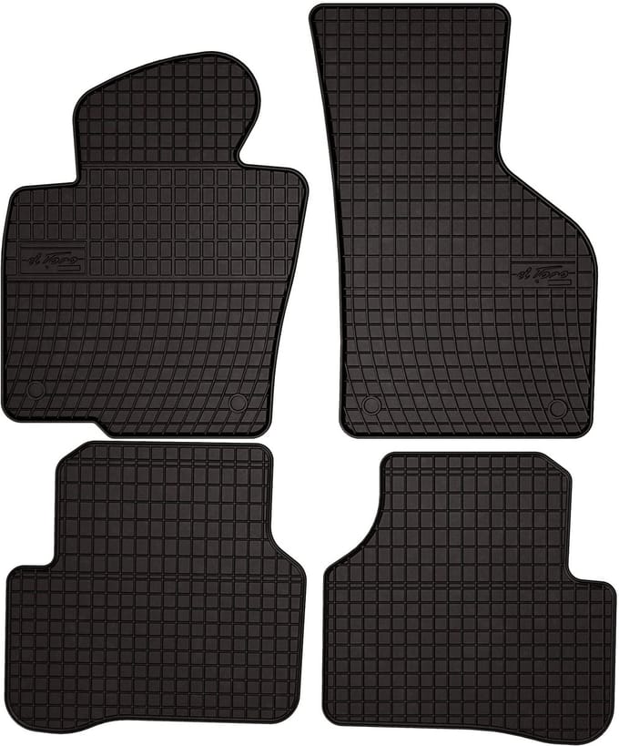 Wielganizator SolidPRO Serie - Rubber Automatten - Volkswagen Passat CC (2008-2012) - Zwart - Perfecte Pasvorm