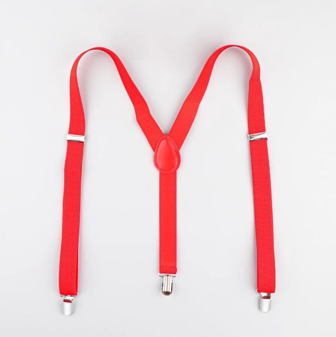 Go Go Gadget - Bretels - Business - Strap - Wedding - Party - Jarretel - Rood