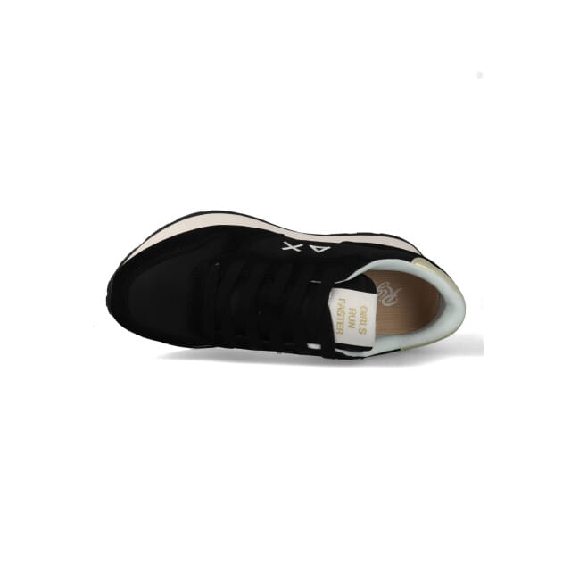Sun 68 Ally Gold Silver dames sneaker - Zwart multi - Maat 38