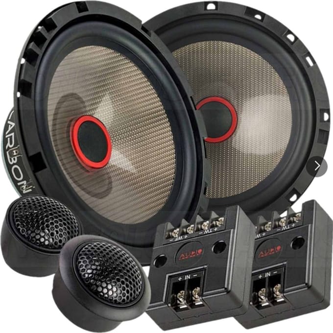 Audio System Carbon 165 16.5cm / component-set ( composet ) Auto speakers 6.5 inch Luidsprekers