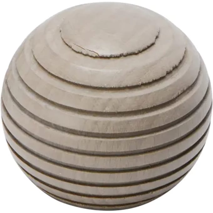 Decomode Eindknop Gordijnroede Bol Taupe 28mm 2st