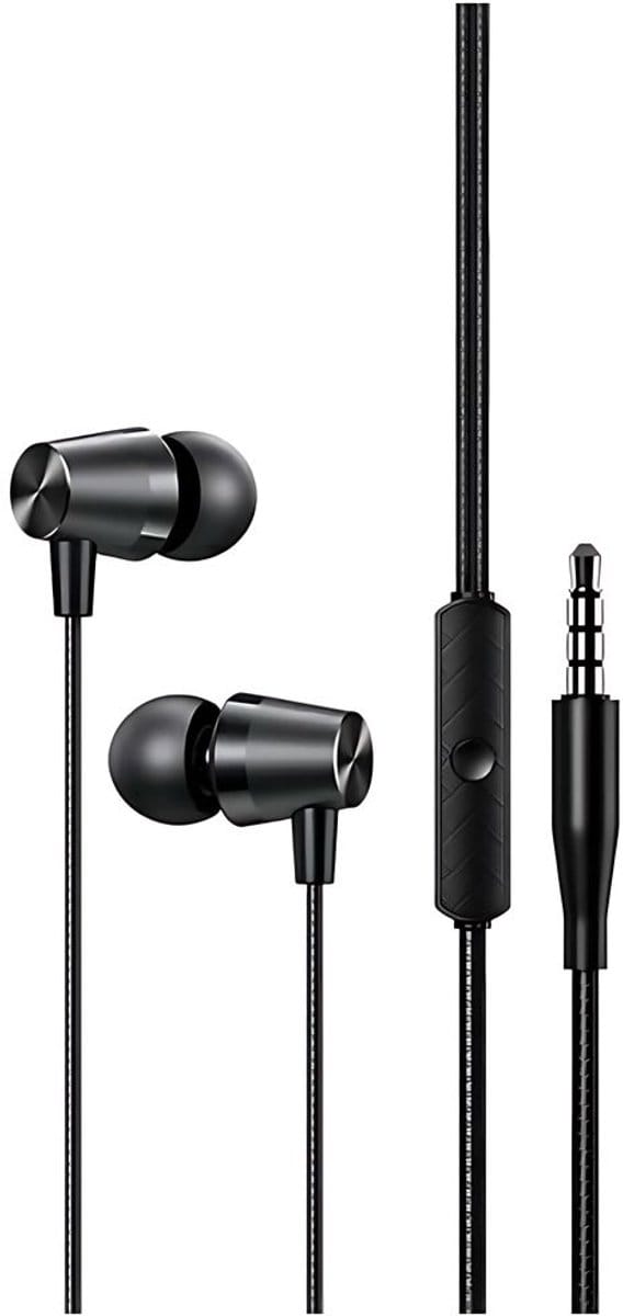 Usams SJ-475 In-ear oordopjes (3.5mm) - Zwart