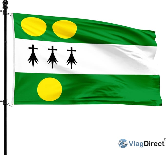 Gemeente Anthisnes vlag - 90 x 150 cm.