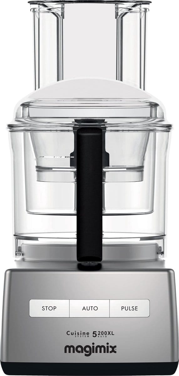 Magimix CS 5200 XL Premium Foodprocessor - Keukenmachine met Sapcentrifuge - Mat Chroom