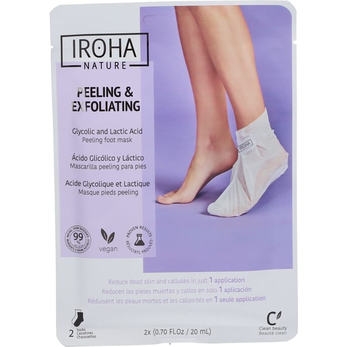 Iroha Nature Peeling & Exfoliating Foot Mask 40 Kousen