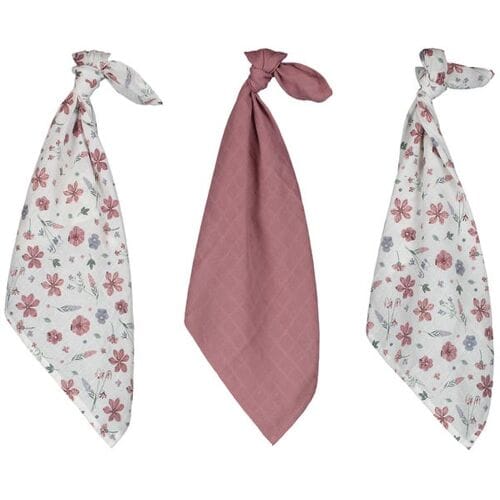 Prénatal hydrofiele luiers bloemen 3 stuks Ivory White dames