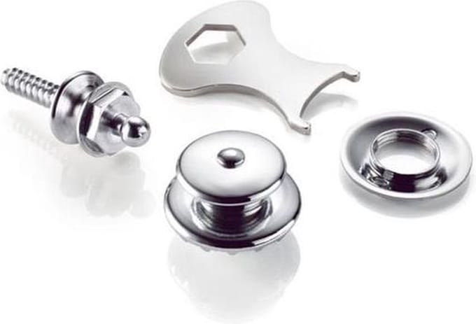 Loxx Tenax knop sluiting set - 10 stuks - zelftappers - montage sleutel