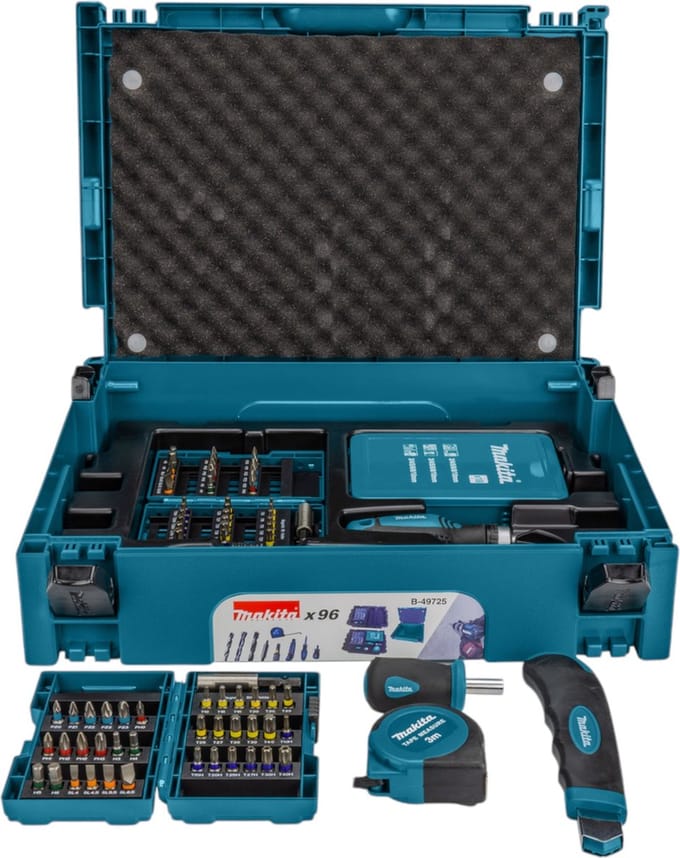 Makita B-49725 Mbox met 96-dlg - Boor-/schroefbitset