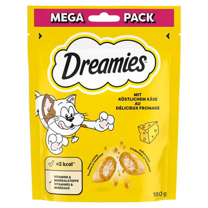 Catisfactions Kattensnack 180 g - Voordeelpakket: 6 x met Kaas