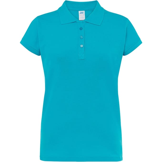 JHK Dames/Dames Regular Poloshirt (Turquoise)