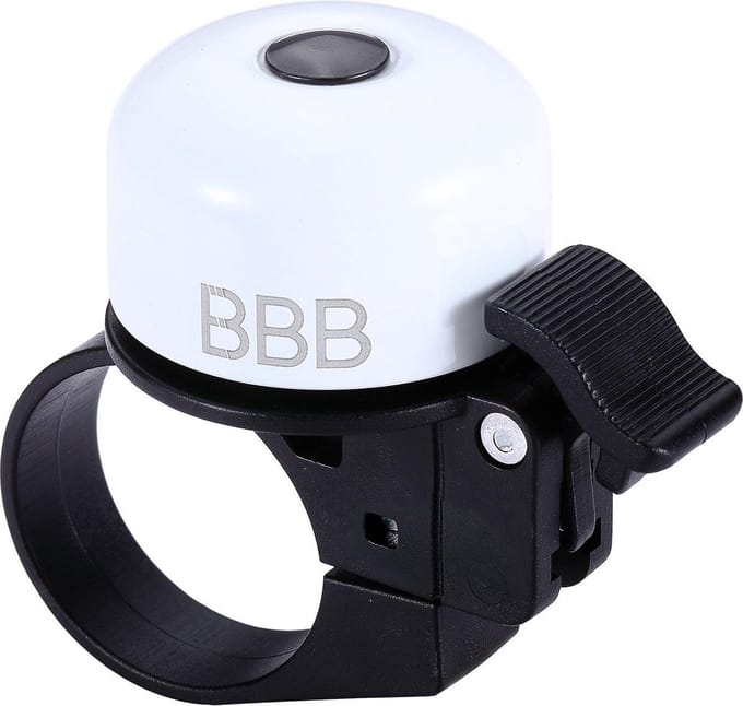 BBB-11 Loud & Clear Fietsbel - Aluminium - 22.2/25.4/31.8mm stuur diameters - Wit