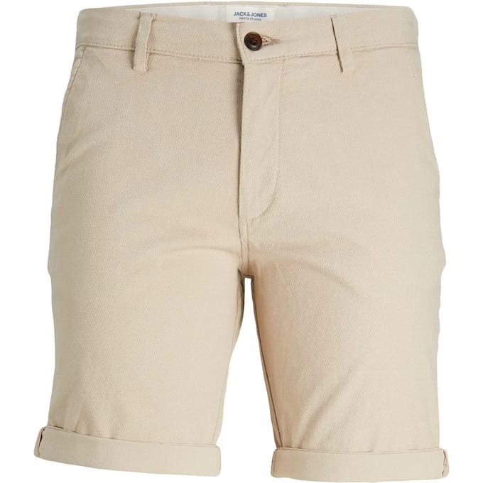 Regular fit korte broek met structuurmotief, model 'FURY'
