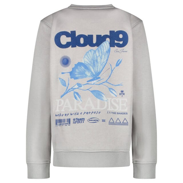 Cars Jeans - Cloud Trui - Grey - Maat 140