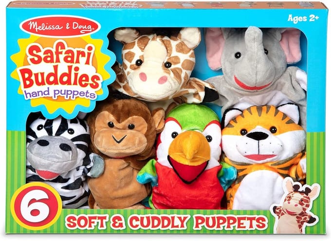Melissa & Dough Safari Buddies - Handpoppen