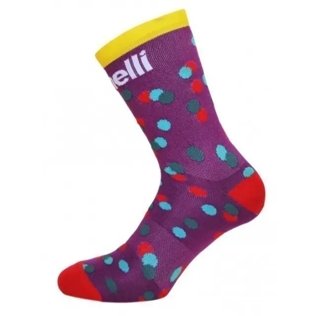 Cinelli Caleido Dots Sokken Paars EU 36-38 Man