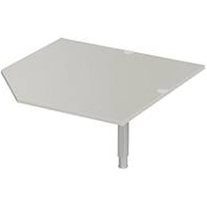 Schäfer Shop  Select Hoekblad PLANOVA ERGOSTYLE, CAD, B 1200, lichtgrijs