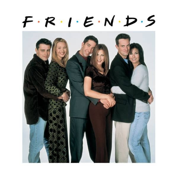 Friends Group Shot dames t-shirt - Wit - M