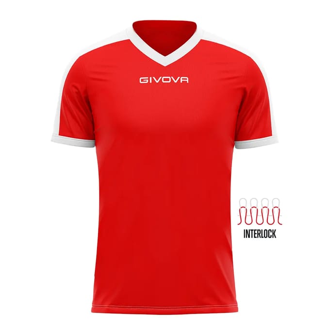 Sportshirt Givova Revolution Rood-wit Rood - S