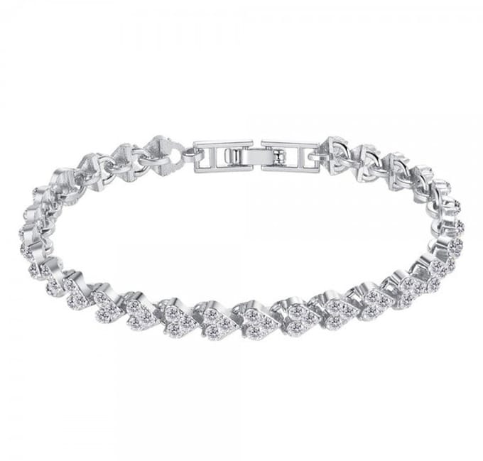 Blingbling armband - Strass steentjes - Handige kliksluiting - 18 centimeter - Damesdingetjes