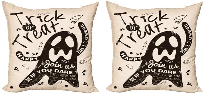 ABAKUHAUS Geest kussenhoes – 2x40x40 cm – Dubbelzijdig – Donkerbruin