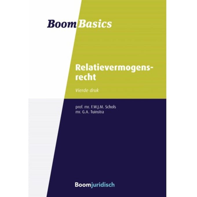 Relatievermogensrecht - Boom Basics - F.W.J.M. Schols