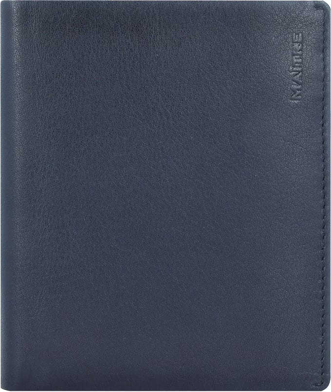Maître Leren Portemonnee Hundsbach Hugwald Billfold V14 Black Zwart
