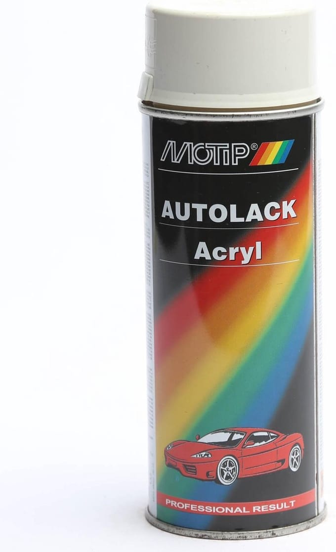 Motip 45400 - Autolak spuitbus - Wit  - 400ml