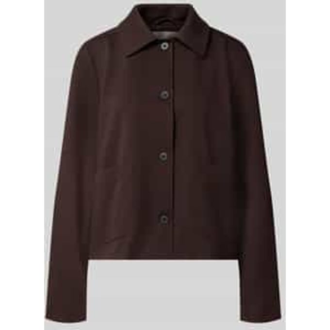 Regular fit Jack met viscose Model 'Nanni'