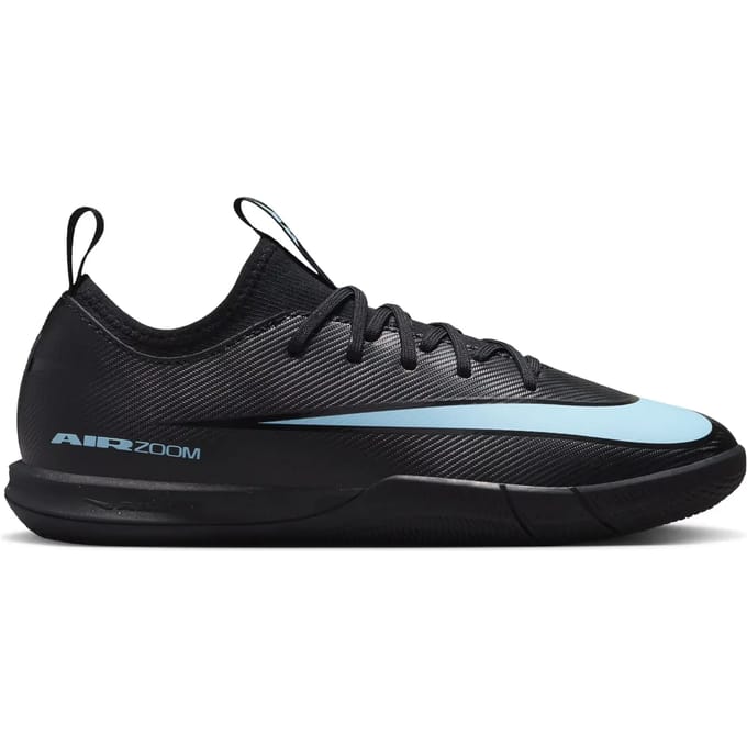 Nike Jr. Mercurial Vapor 16 Academy IC - Zaalvoetbalschoenen - Maat 38 - Black/Ice Blue / Zwart Blauw - Mercurial - Voetbal - Kinder Zaalvoetbalschoenen voor Kids