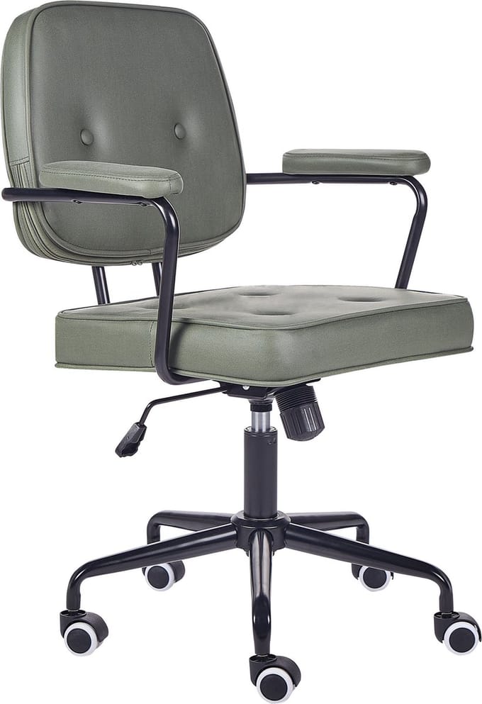 PAWNEE - Bureaustoel - Groen - Polyester