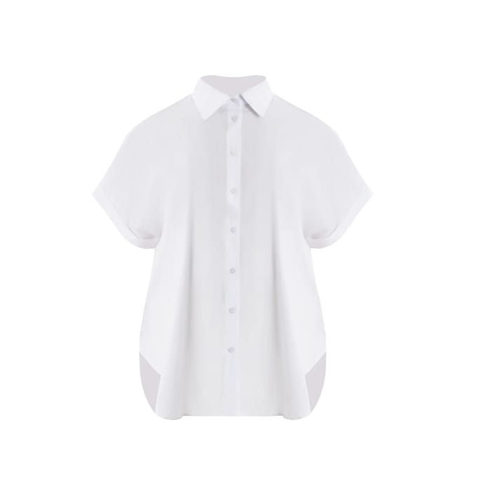 Popeline Blouse Dames Mat Fashion