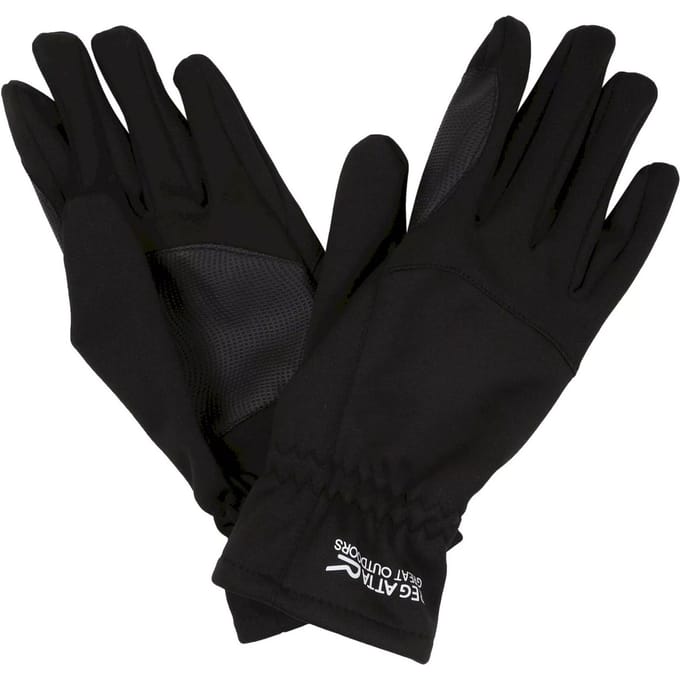 Regatta Unisex Adult III Softshell handschoenen (Zwart)