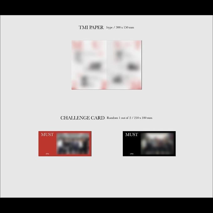 2PM [MUST] 7e Album Random ver. gray