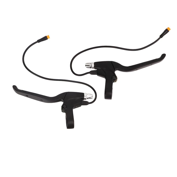2 stuks Elektrische Fiets Remhendels 32cm Kabel Waterdichte Interface Remhandgrepen voor BAFANG BBSHD BBS01 black