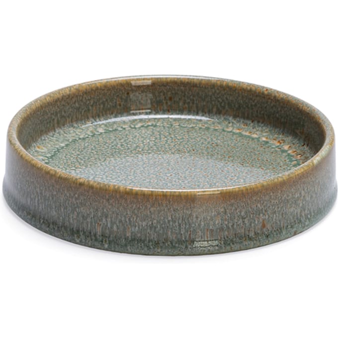 Designed by Lotte Eetbak Jace - Voerbak - Drinkbak - Kat - Keramiek - Groen - 15 cm - 300 ml