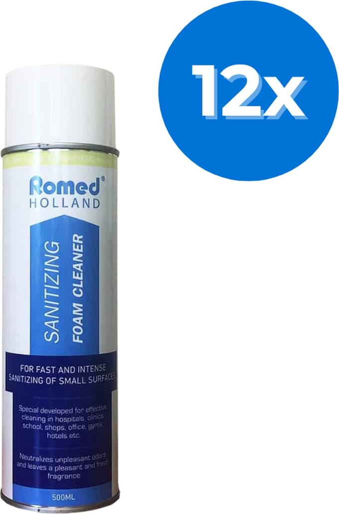 Romed alcoholfoam 500ml - Set van 12 stuks Romed