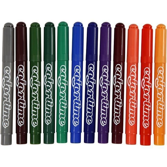 Creativ Company Colortime - Marker 5 mm - 12 stuks