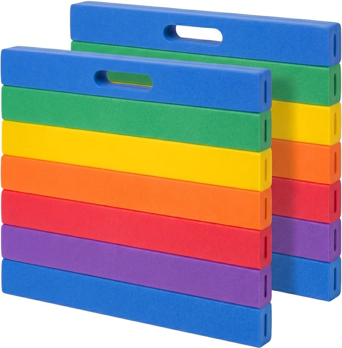 Kniekussens tuin - set van 2 - meerkleurig