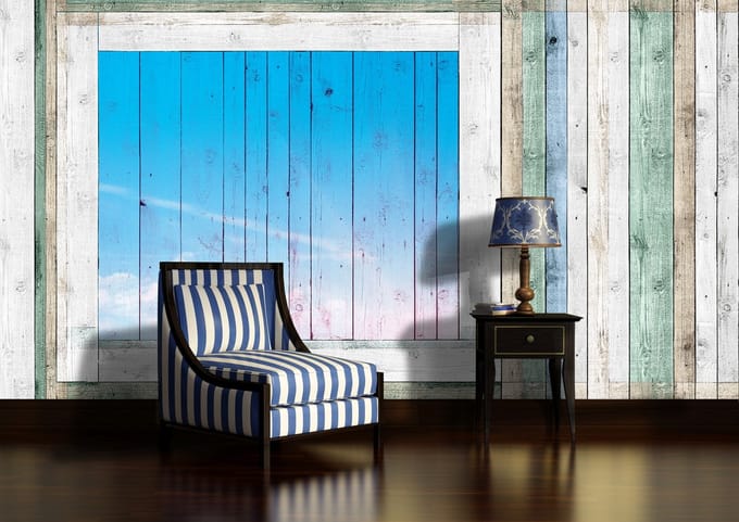 Poster | Blauw | 104 x 70,5 cm