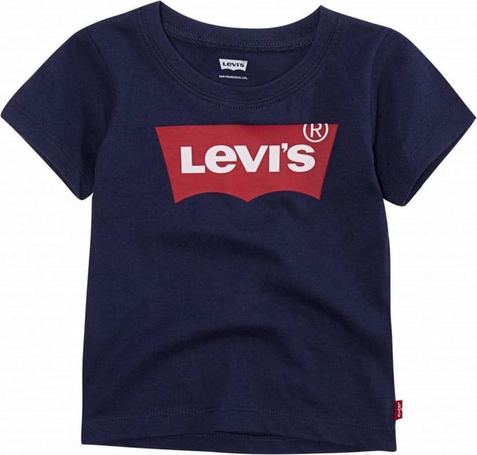 Levi's Jongens t-shirts & polos Levi's LVB S/S BATWING TEE blauw 86