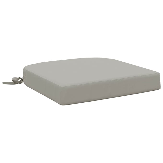 vidaXL - 1-delig - zitkussen - SOEST - 100% - Polyester - Grijs - 45 - x - 45 - x - 7 - cm