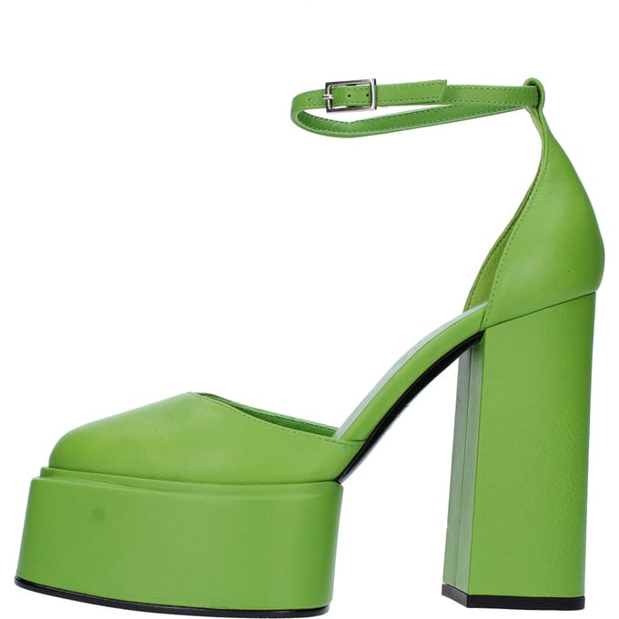 3JUIN Groen Schoenen met Hak