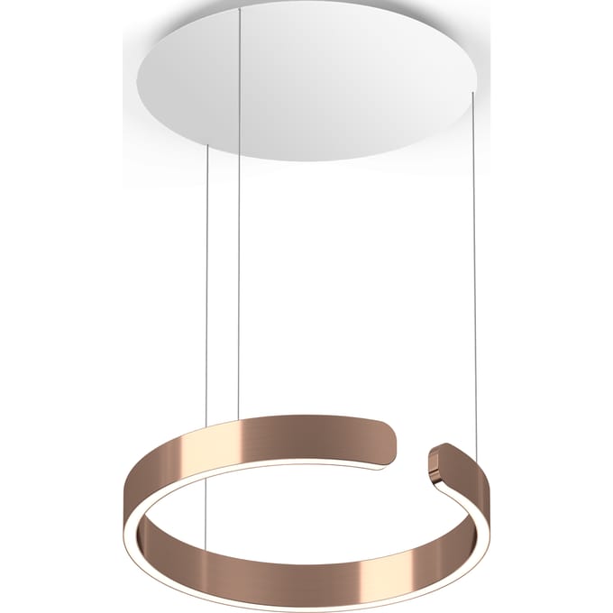 Occhio - Mito Sospeso 40 up Hanglamp - roségoud - variabel - met Occhio Air - table/wide