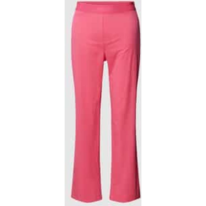 Stoffen broek met elastische band met logo