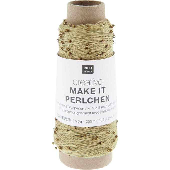 Rico Design Creative "Make it Perlchen" - Goud