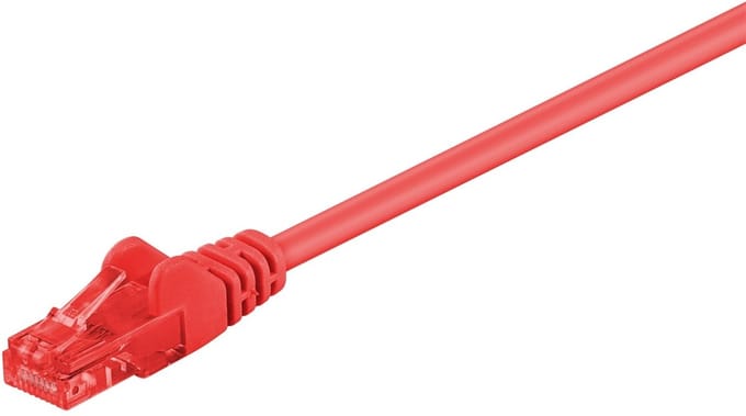 Wentronic CAT6 Netwerkkabel - RJ45 - Rood - 2 m
