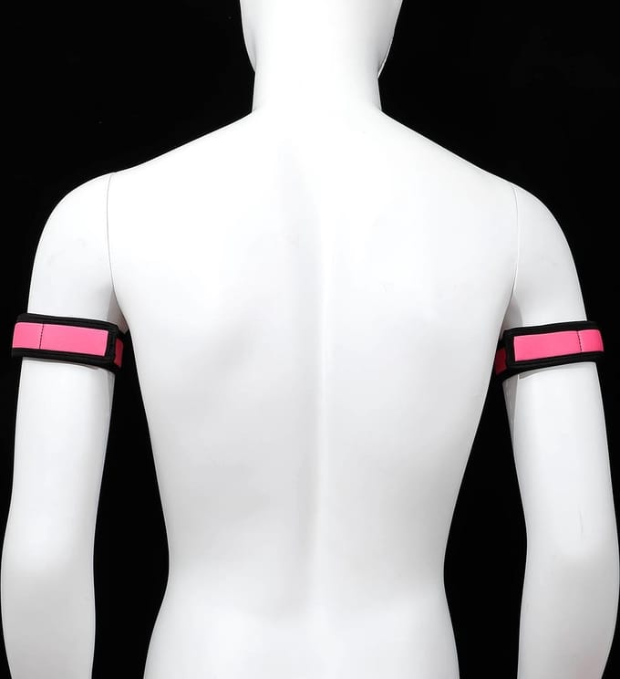 Banoch | Biceps neoprene Lindo Perrito rosa  - roze - puppy play